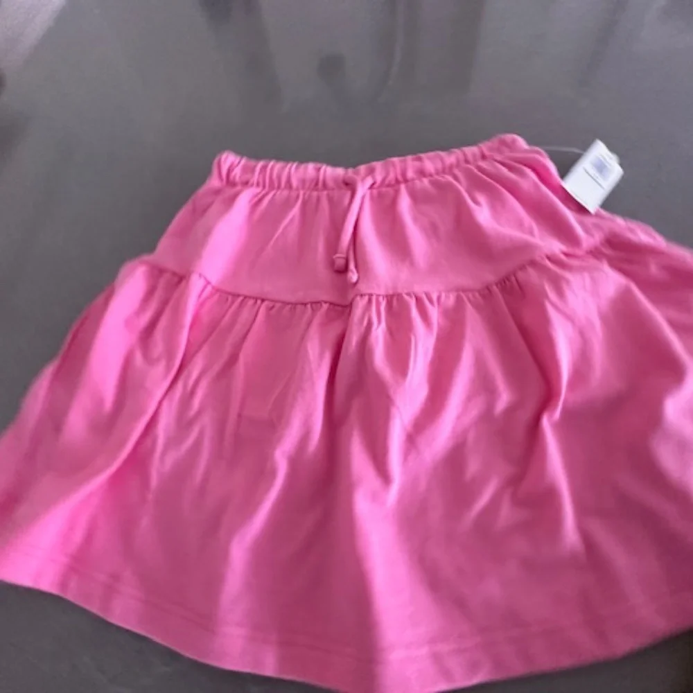 NWT-3 Girl 4T Old Navy Cotton Skirt/Skorts Pink, Yellow, Pink Flower